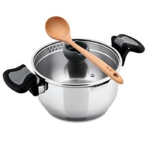 Aron 24 x 13.5cm Non Stick Casserole with Strainer